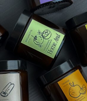 natürliche handgemachte Kerze